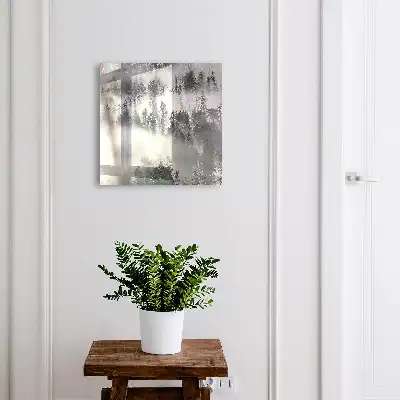 Wall mounted key box Misty greenery creates a peaceful atmosphere