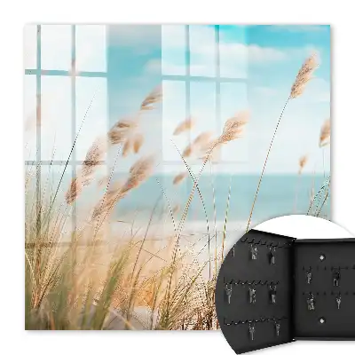 Key box for home Summer beach with sea grass