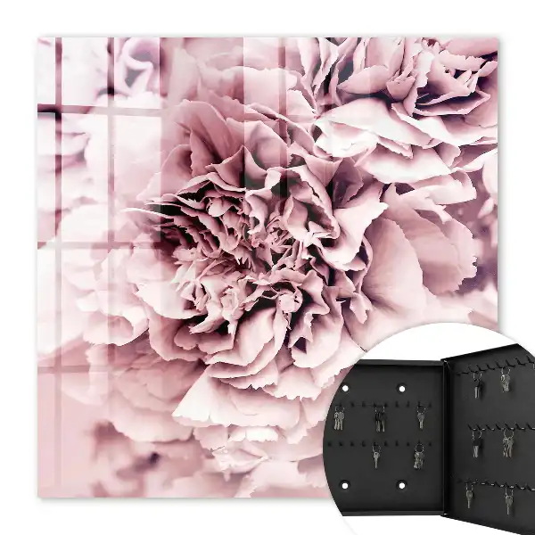 Key box for home A pink flower full of delicacy