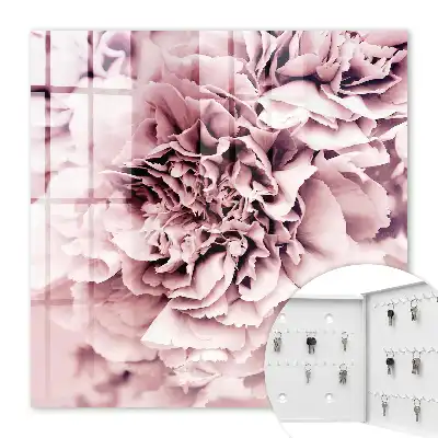 Key box for home A pink flower full of delicacy