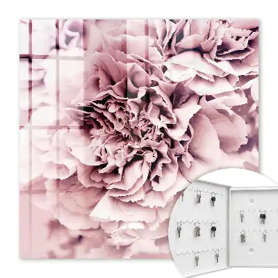 Key box for home A pink flower full of delicacy