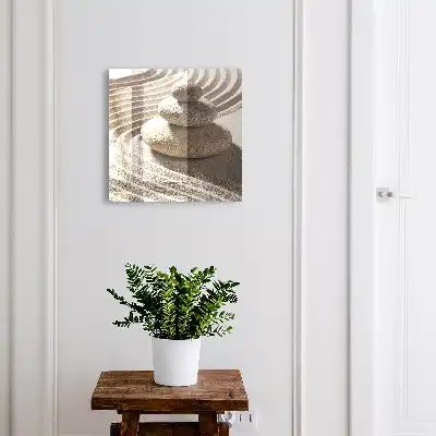 Wall mounted key cabinet Zen composition peace harmony