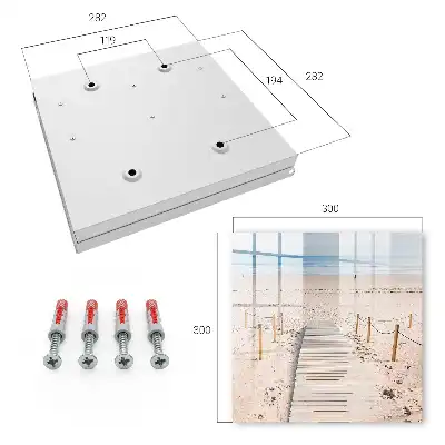 Key box for home Sea beach in the morning