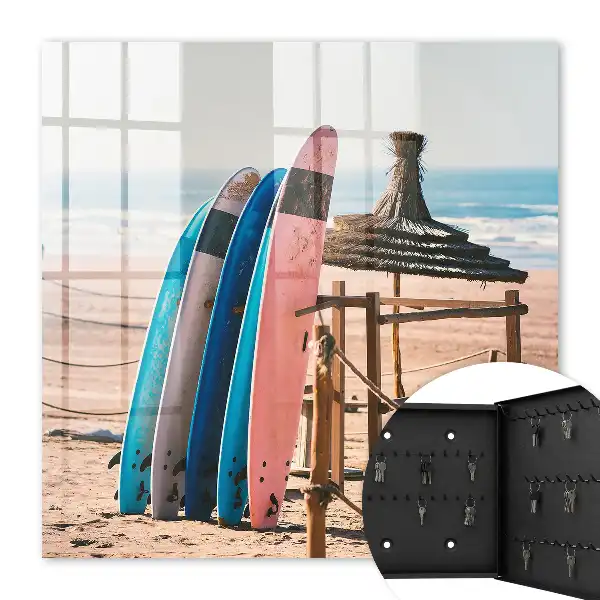 Key cabinet Beach surfboards blue sky
