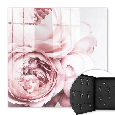 Wall mounted key cabinet Pink beauty full of elegance