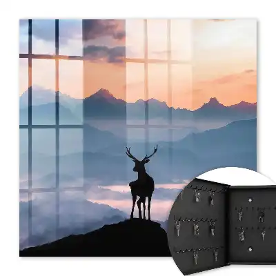 Key box for home The mountain harmony of the dawn mountains