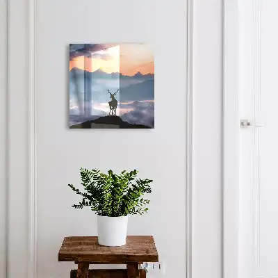 Key box for home The mountain harmony of the dawn mountains