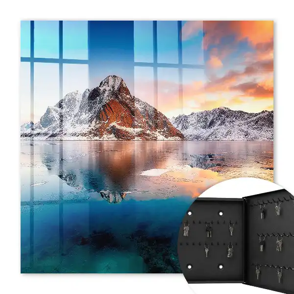 Decorative key box Mountain harmony of sunlight