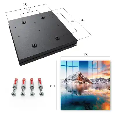 Decorative key box Mountain harmony of sunlight