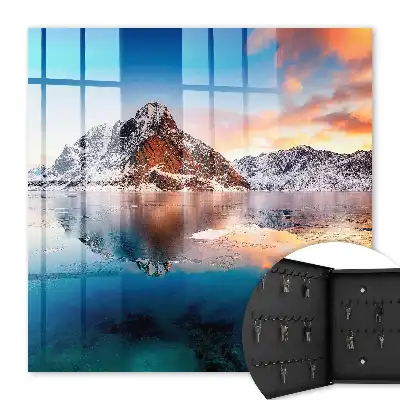 Decorative key box Mountain harmony of sunlight