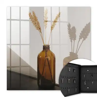 Key box for home A bottle of cereal in a minimalist style