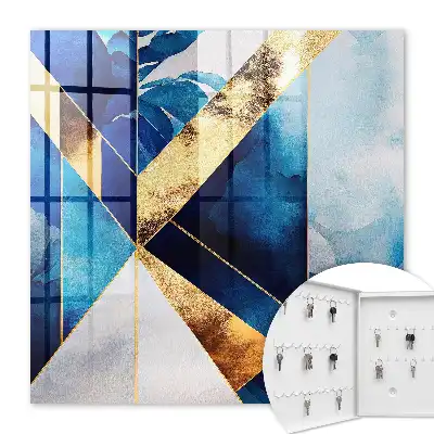 Key cabinet Blue elegance of tones