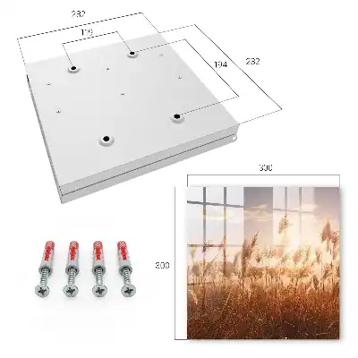 Decorative key box Sunset grass in the sky background