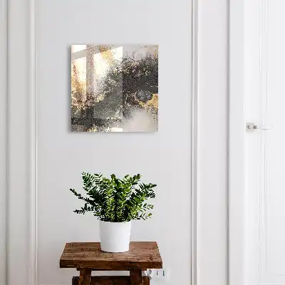 Wall mounted key box Black elegance in black and gray