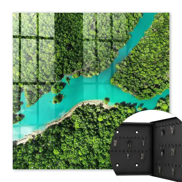 Key cabinet Green paradise harmony of nature