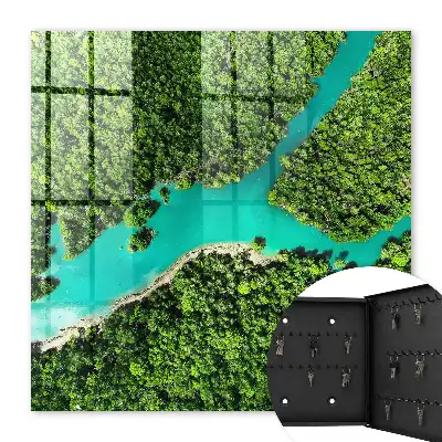 Key cabinet Green paradise harmony of nature