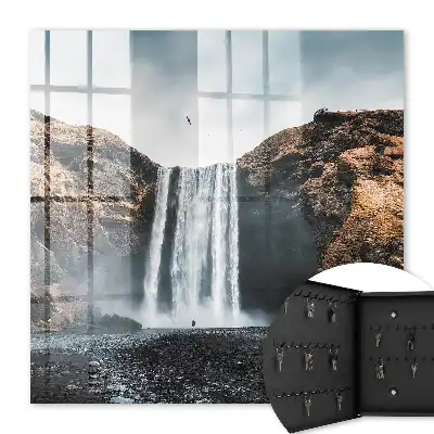 Decorative key box The power of nature on rocky cliffs