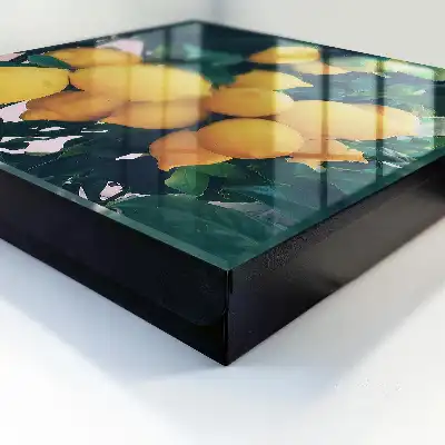 Wall mounted key box Green leaves