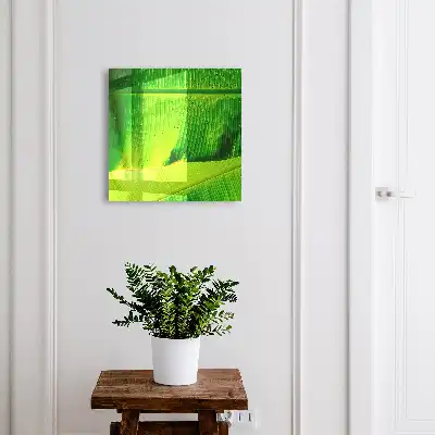 Key cabinet The leaf shines with delicate lines