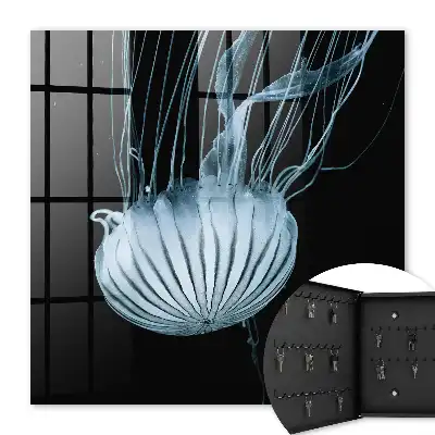 Key box for home Sea calm in the black background