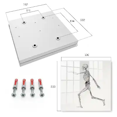 Decorative key box Dynamic character skeleton movement
