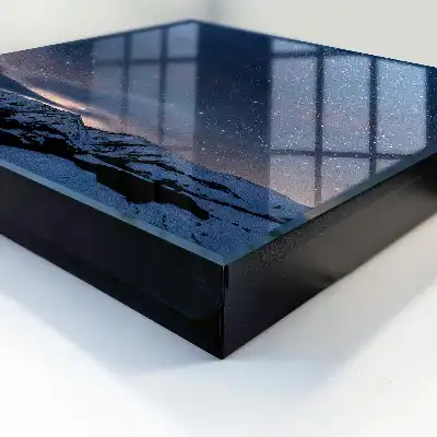 Decorative key box Mountain night with a starry sky