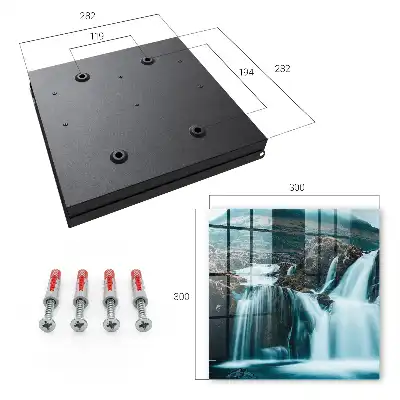 Wall mounted key cabinet The majesty of nature surrounding