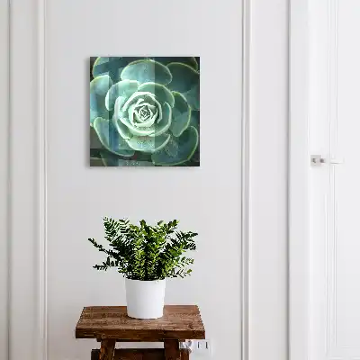 Key cabinet Green rosette perfect for relaxation