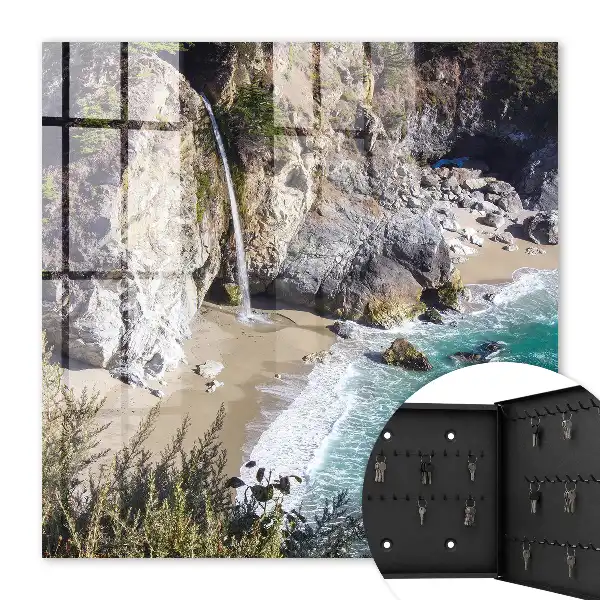Key box for home Beautiful coastline with cliffs