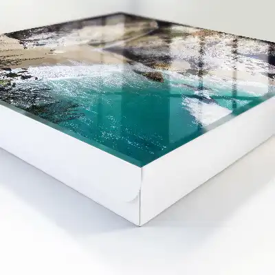 Key box for home Beautiful coastline with cliffs