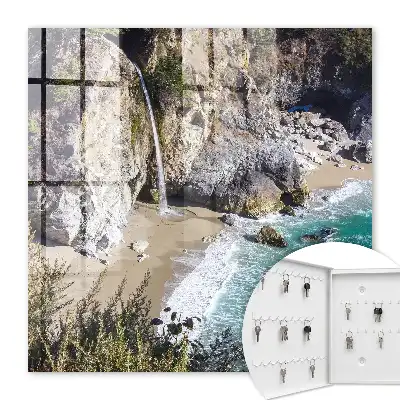 Key box for home Beautiful coastline with cliffs