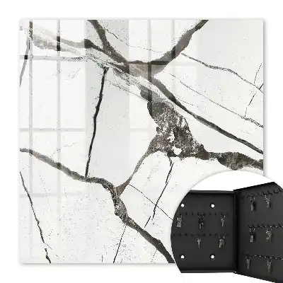 Wall mounted key box Stylish minimalism contrasts of gray