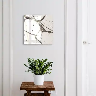 Wall mounted key box Stylish minimalism contrasts of gray