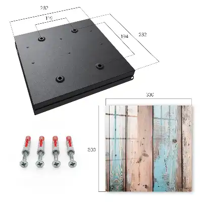 Key cabinet Pastel wood colors