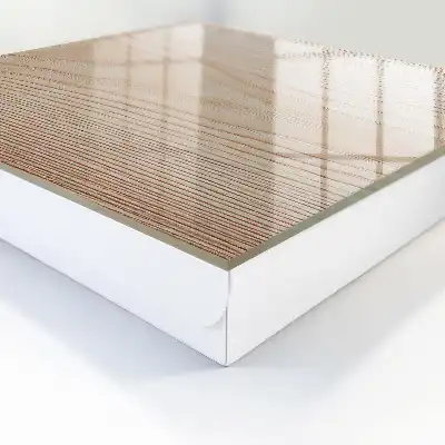 Decorative key box Wooden texture in warm shades