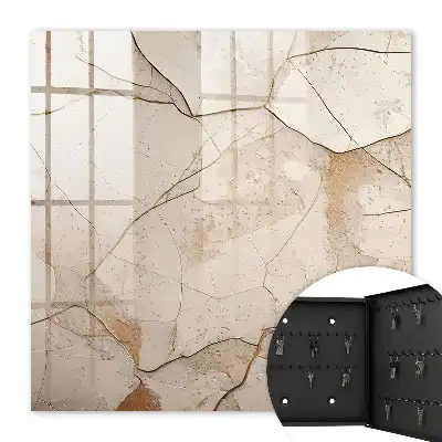 Key box for home Subtle earth beige pattern
