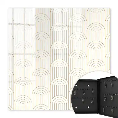 Decorative key box Geometric classic arches