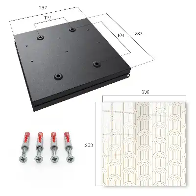 Decorative key box Geometric classic arches