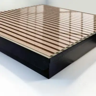 Decorative key box Warm lines without decoration