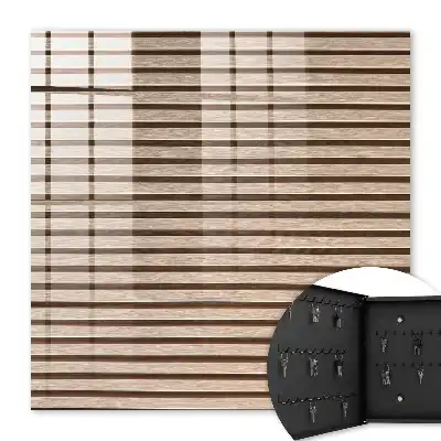 Decorative key box Warm lines without decoration