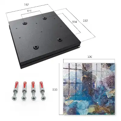 Key box for home Marine abstract fluid patterns