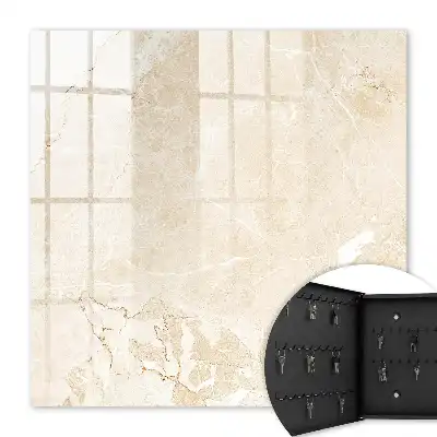 Decorative key box Beige texture pattern designs
