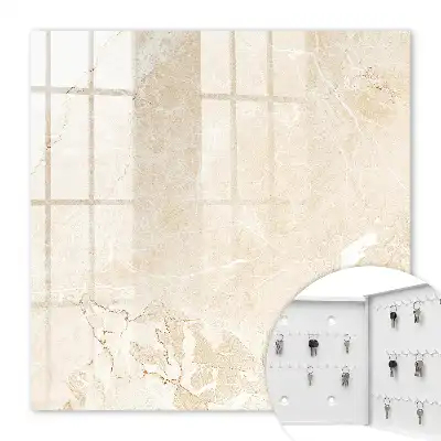 Decorative key box Beige texture pattern designs