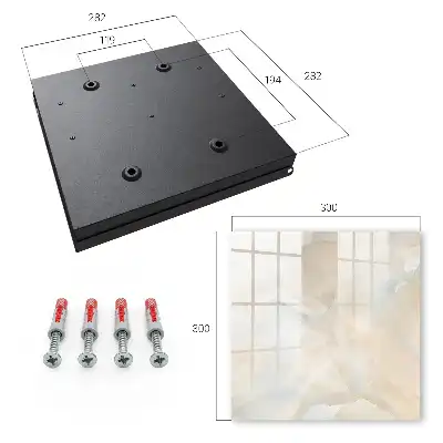 Wall mounted key box Creamy calm in shades