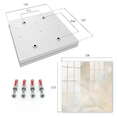 Wall mounted key box Creamy calm in shades