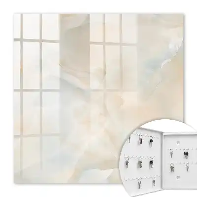 Wall mounted key box Creamy calm in shades
