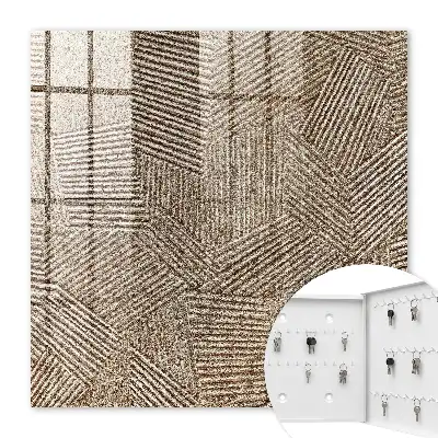 Key box for home Geometric pattern of diagonal lines