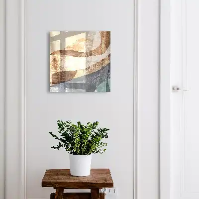 Decorative key box Organic forms, subtle tones