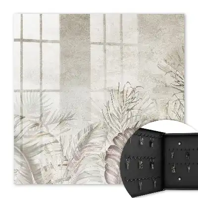Wall mounted key cabinet The subtle exoticism of pastel shades