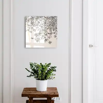 Wall mounted key box Floral elegance of harmony